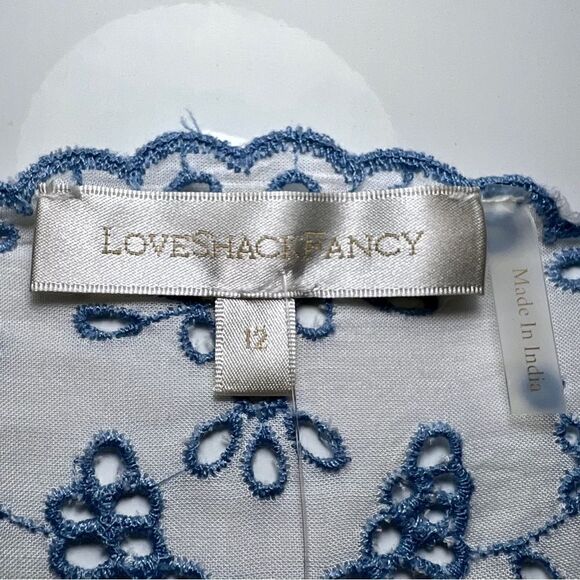 LoveShackFancy Valente Dress in Ivory Shores - Picture 6 of 8